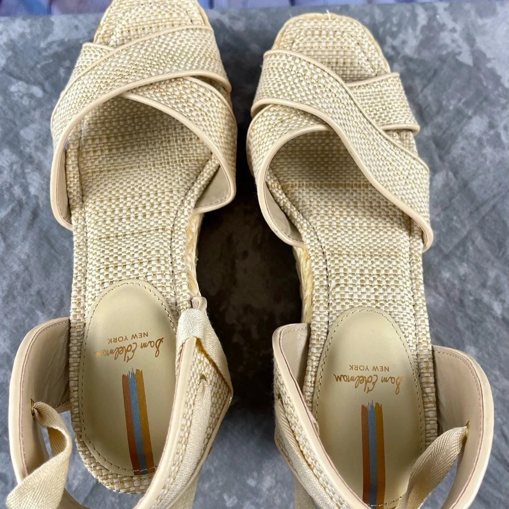 New Sam Edelman Vaughn Ankle Tie Espadrille Size 10M